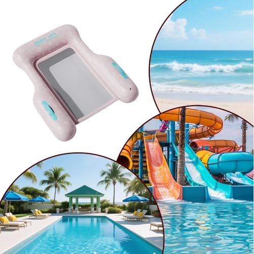 Lit de piscine gonflable anti-basculement avec support à trois côtés - 5