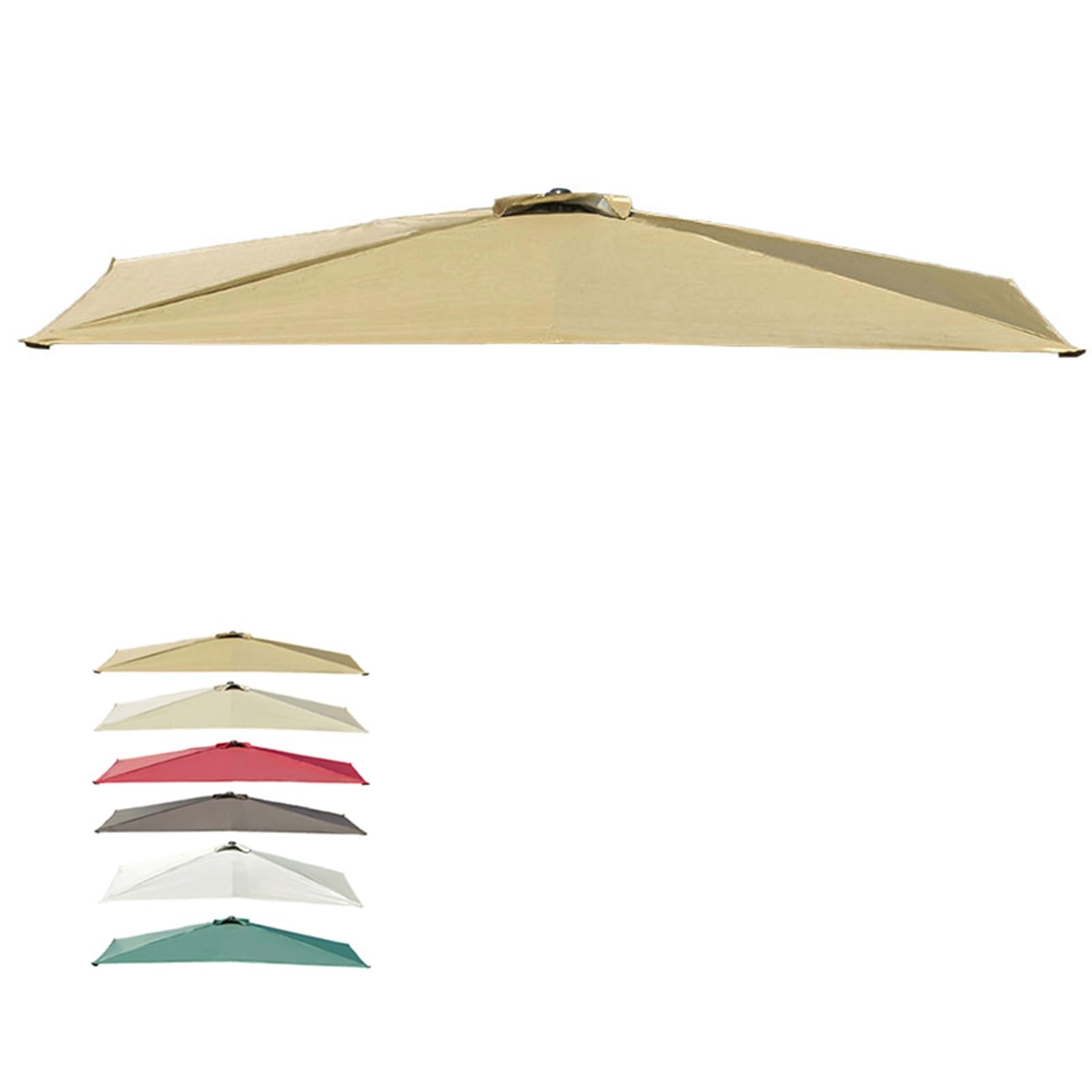 Toldo de repuesto para parasol de patio que renueva la sombra de su terraza de 3m