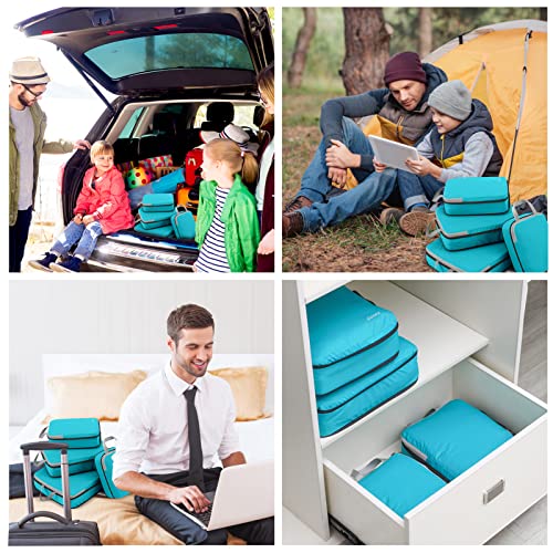 Gonex Canvas Duffle Bag With Gonex Compression Packing Cubes #TOP7