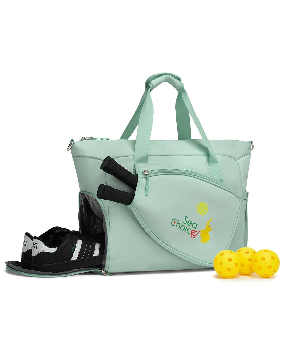 Sea Choice Pickleball Duffle Bag Pickleball Tote Bag Gym Bag Sports Bag