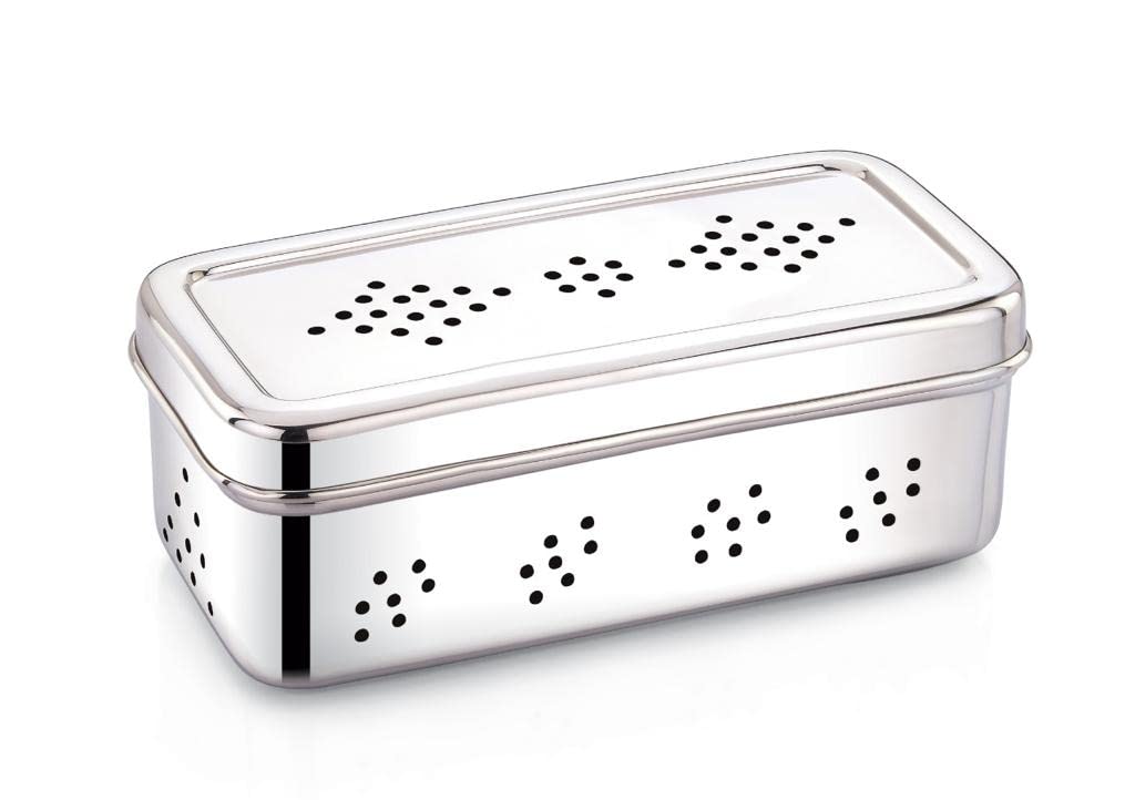 See full amazon price history chart for Expresso Stainless Steel Fridge Box Containers With Holes (Rectangular) Expresso Stainless Steel Fridge Box Containers With Holes (Rectangular) (B0BS3LVF57) Amazon Price History, Amazon Price Tracker