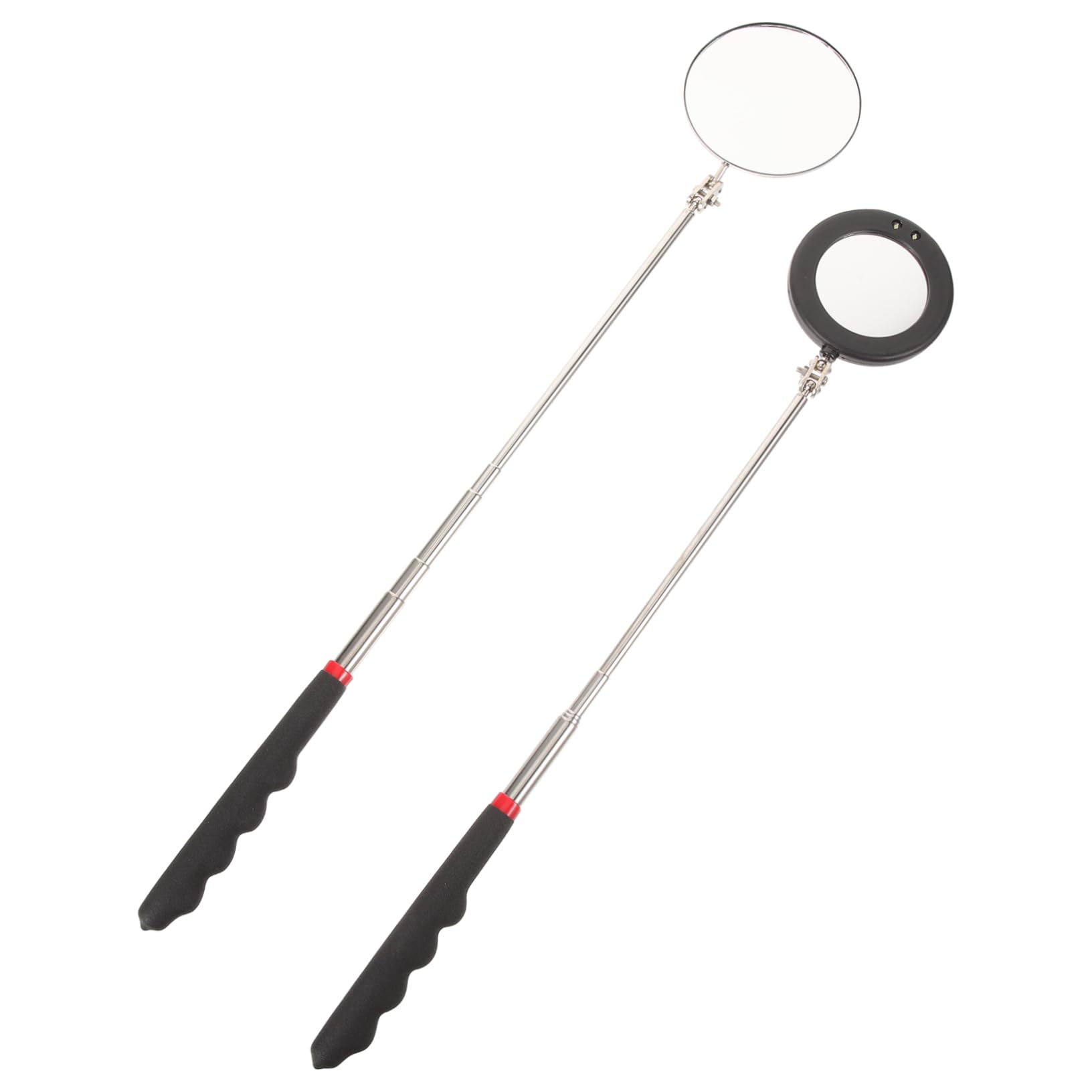 BELLIFFY 2pcs Mirror Inspection Tool Automotive Car Metal