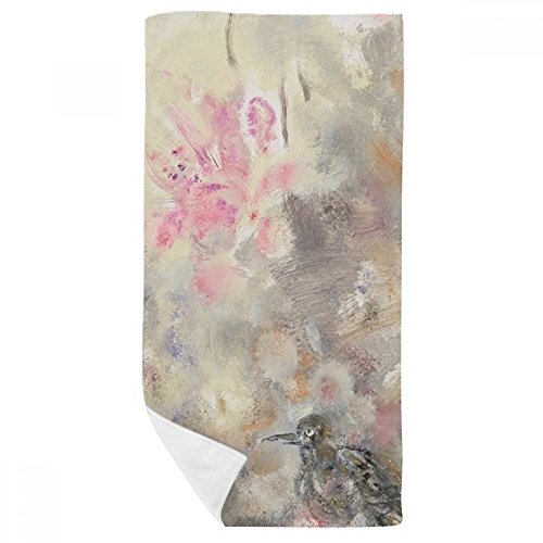 Serviette de bain lotus 35x70cm multicolore débarbouillette douce - 2