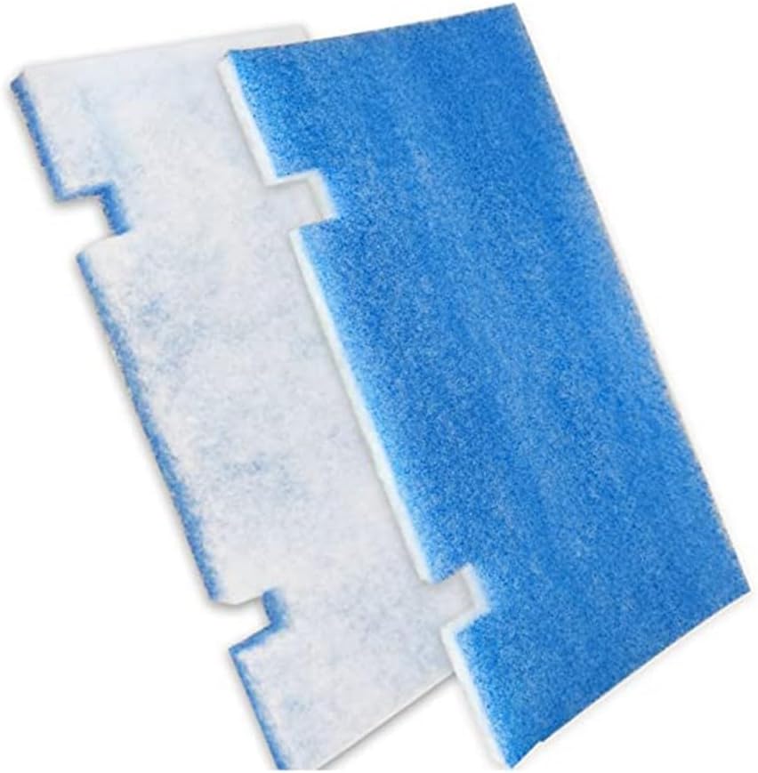 RV Air Conditioner Filter, 14"x7.5" MERV6 Vent Filter 2/4PCS For 3313107.103 Cabin Air Filter Polyester Blue White Set(2PCS)