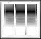 16' X 16' Steel Return Air Filter Grille for 1' Filter - Fixed Hinged - Ceiling Recommended - HVAC...