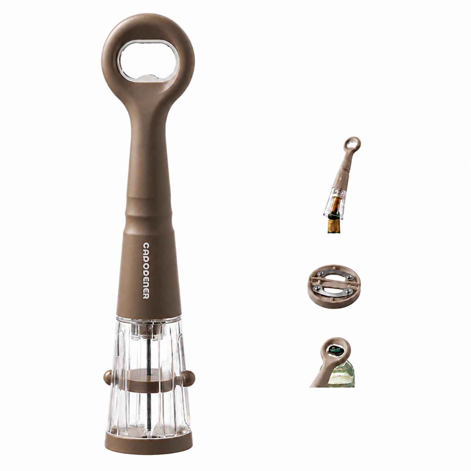 JOTEC Abridor manual de botellas de vino y cerveza 2 en 1, a presión de
