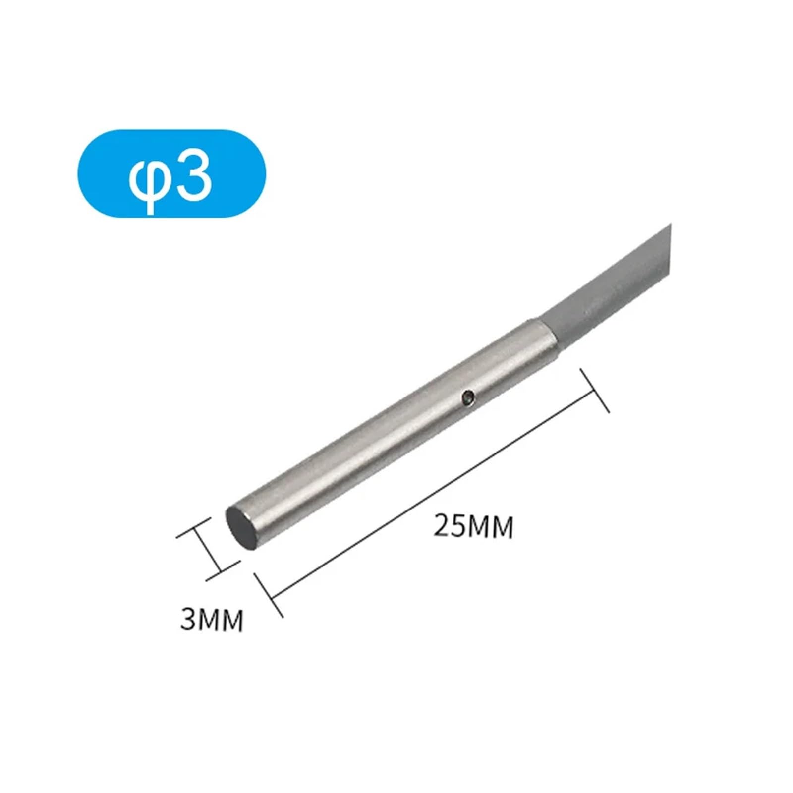 Miniindukcyjny czujnik zbliżeniowy IP65 M3-M6