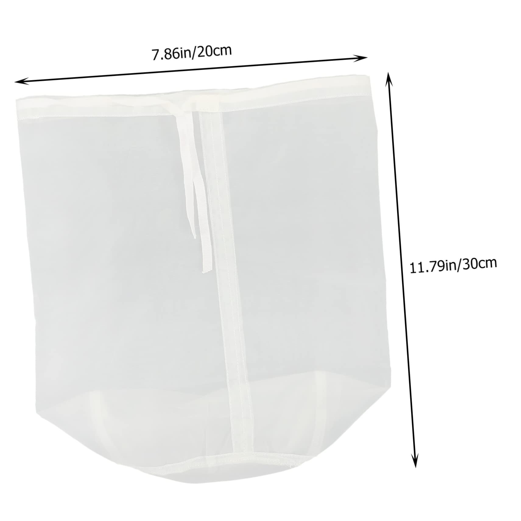 PRETYZOOM Large Capacity Mesh Bag 20x30cm Reusable Cold Brew Coffee Filter Nut Milk Bag Perfect for Kitchen Supplies