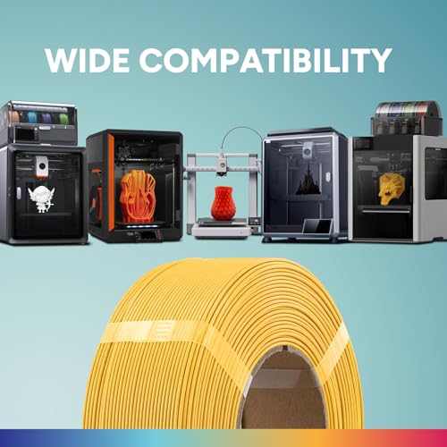 Image of OVERTURE High Speed Refill PLA 1.75mm Filament, 1kg Yellow