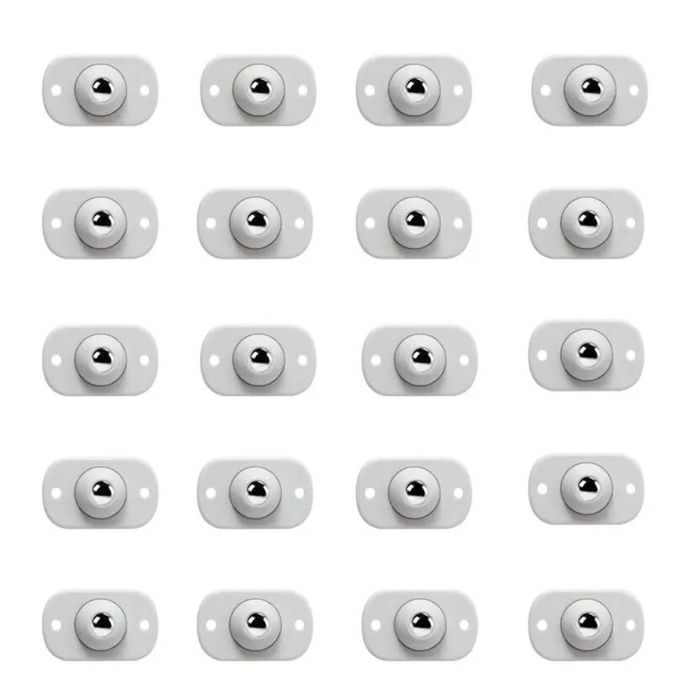 Ctrlzs Wheels For Furniture 360° Rotation Paste Swivel Wheel Self-Adhesive Furniture Rollers