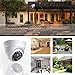 Real HD 2MP Dome TVI AHD CCTV Surveillance Security Camera, 2.8mm 100° Wide Viewing Angle, 1080P Dome Camera, 65ft Night Vision, Outdoor, Compatible with Analog TVI AHD CVI DVR, Full Metal Housing
