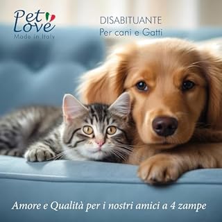 PET LOVE Spray Disabituante Repellente per Gatti - Anti Urina per Interni ed Esterni - Barriera Olfattiva - 350 ml