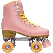 Impala Rollerskates Girls Quad Skate Big Kid/Adult Pink/Yellow 9 US Mens 7, Womens 9 M