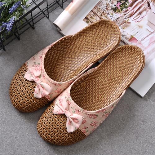 Womens Summer Mules Slip On Closed Toe Wide Width Sandals Breathable Flats Comfortable Clogs for Women Lightweight Casual Hollow Shoes Espadrilles Slides2