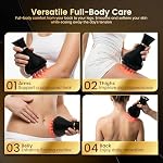 Lymphatic Drainage Massager,Cellulite Massage Tool.Equipped with Heat Function and 35 Adjustable Vibration Levels, Suitable for Neck, Back, Waist, Legs and Arms, Unisex