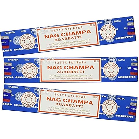 Satya Nag Champa Incense Sticks 15gram x 3 pack With Giftbrit Incense Sticks Holder for Meditation, Yoga, Relaxation, Healing and Positivity Cover