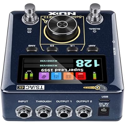 NUX Solid Studio MKII Preamp, Power Amp Simulator, IR Loader, Authentic Tube-Amp Feel,True Stereo Cabinet, Ultra-Low Latency, Full I/O & Output Flexibility,Built-in Effects & Custom Routing