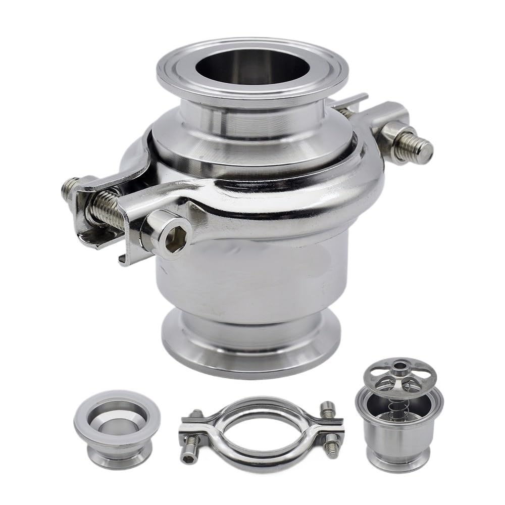 Clapet anti-retour vertical SUS304 de 63mm avec ferrule de 77.5mm pour tuyauterie