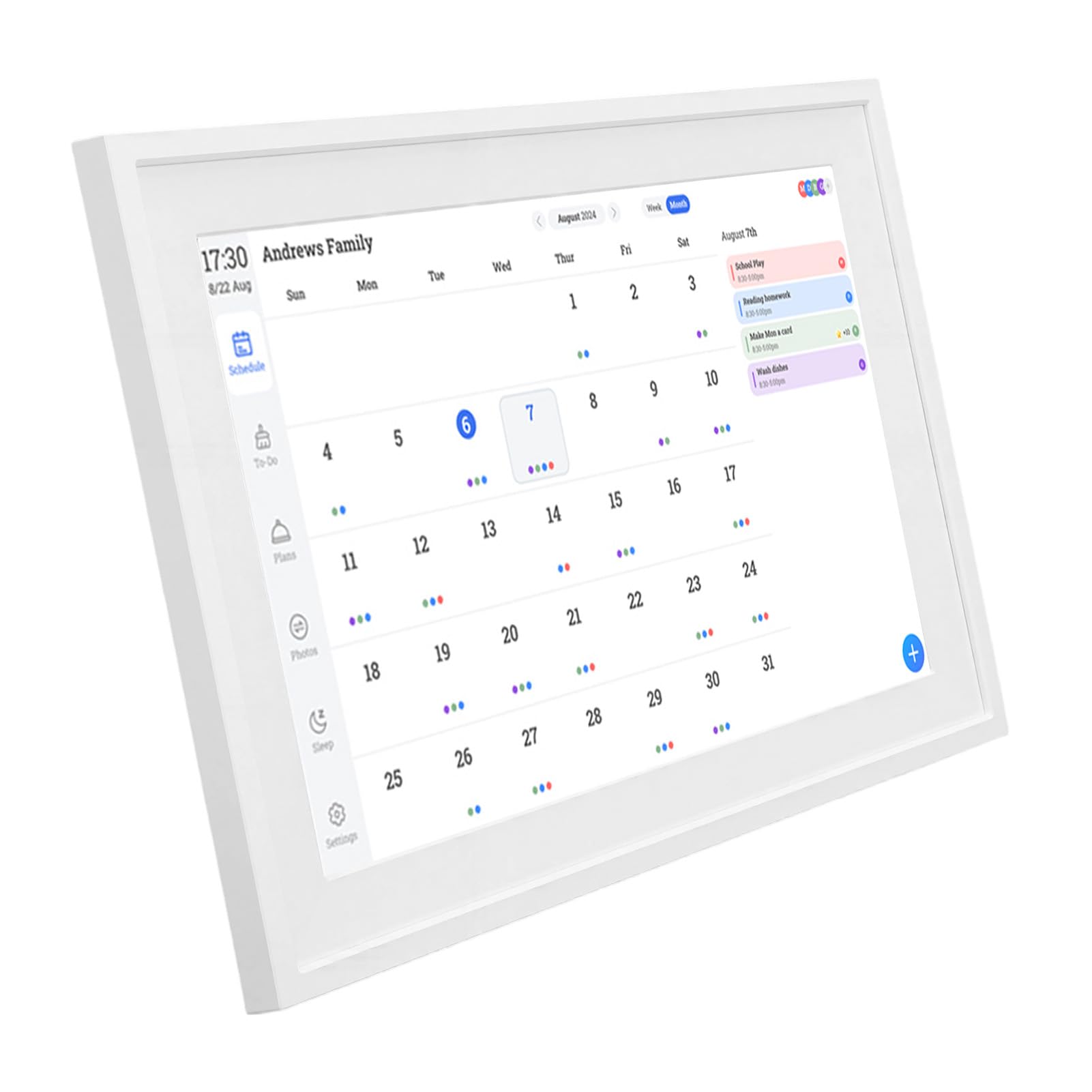 Amazon.co.jp: AKLOSIPY スマートデジタルカレンダー 10.1 インチ HD