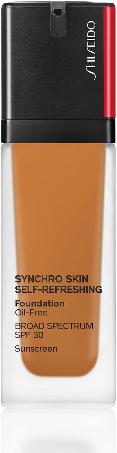 Synchro Skin Self-Refreshing Foundation SPF 30 - Medium, Buildable Coverage + 24-Hour Wear - Waterproof & Transfer Resistant - Non-Comedogenic