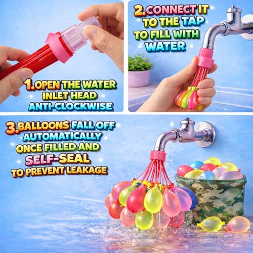 Image of Party Boomers Holi Magic Water balloons|1PC|37 Balloons