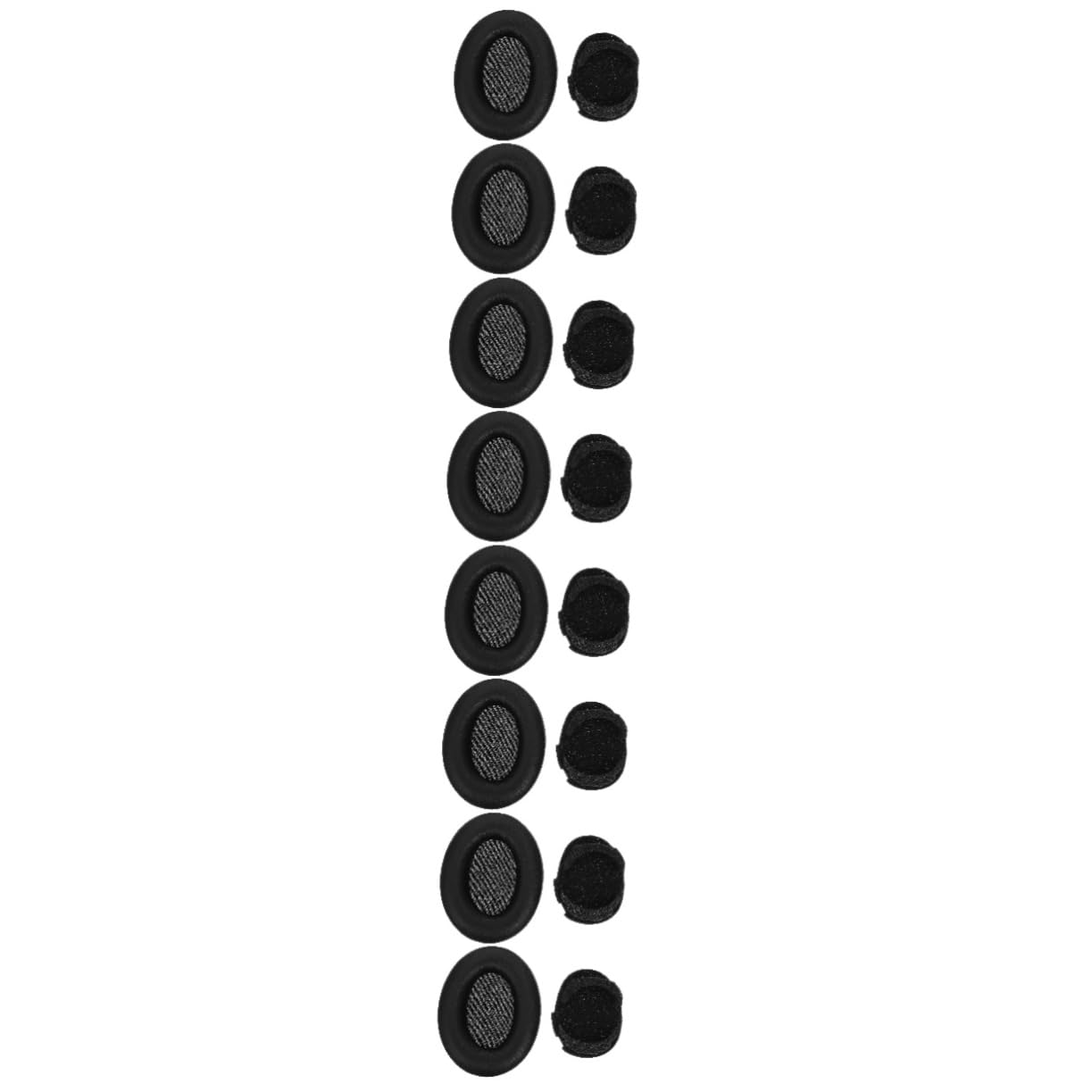DOITOOL 4sätze Ersatz Ohrpolster Für - Bequeme Kunstleder Earpads Für Perfekten Für Musikliebhaber Einfache Langlebig Und Komfortabel
