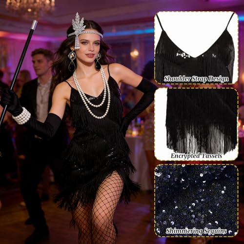 Robe Année 20 pour Mascarade et Carnaval Rétro Chic - 3