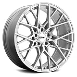 TSW Wheels Sebring Silver W/Mirror Cut FACE Wheel with Aluminum (17 x 8. inches /5 x 114 mm, 40 mm Offset)