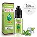 Produktbild STARKIT® CBD Liquids 100mg,Vape Öl 10ml mit 1% Cannabidiol Hanf Öl für E Zigaretten Starter Set SMOK E Shisha, PG70/VG30 E Liquid, ohne Nikotin, ohne THC,Minze Geschmack (Minze, 100mg)