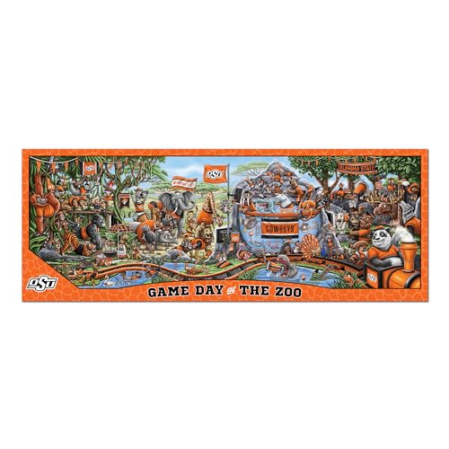Image of YouTheFan NCAA Oklahoma State Cowboys inchGame Day At The Zoo inch 500 Puzzle