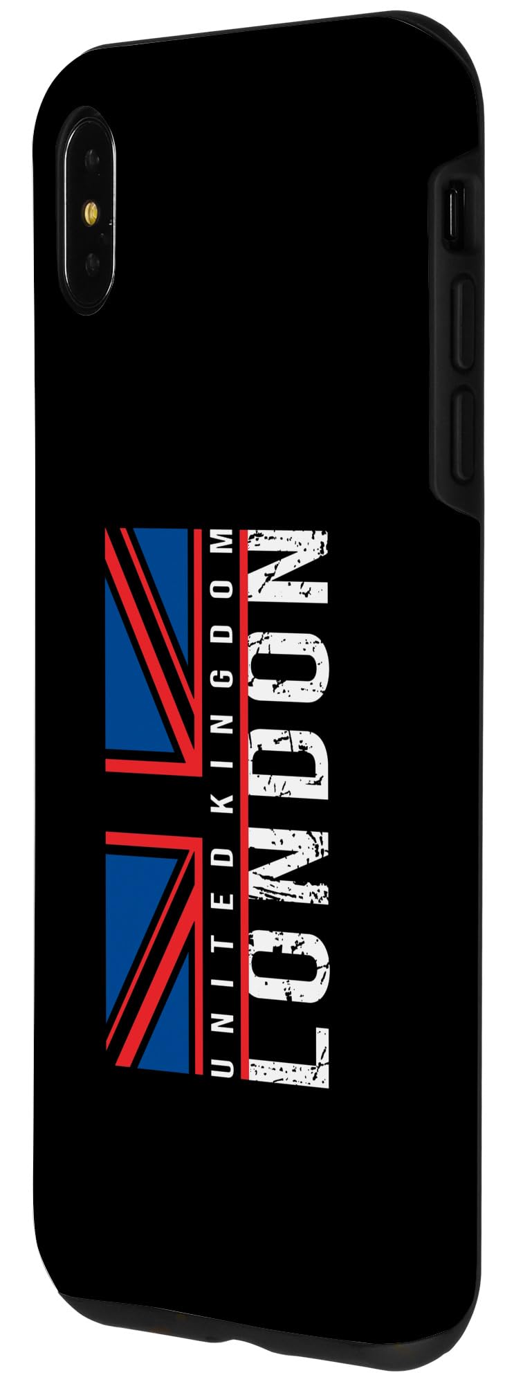 iPhone XS Max London England Vintage Distressed Grunge United Kingdom Flag Case - Image 2