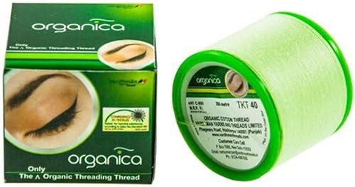 Organica Face & Eyebrow Threading Thread Organic x 1 thread spool eyebrow makeup facial dermaplaning hair removal epilator tool