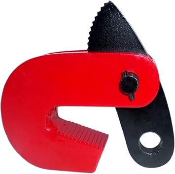 Horizontal Steel Plate Lifting Clamp Heavy-duty Industrial Clamps Tool, for Lifting and Transporting0.8T