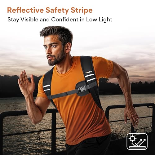 Image of FOVERA Adjustable Neoprene Weighted Vest (5 Kg) - Comfortable Workout Vest for Men & Women | Ideal for Jogging, Running, CrossFit, Cardio & Strength Training | Outdoor & Gym Fitness Vest