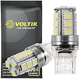 VOLTIK T20 7440 12V-24V LED Bulbs White 6500K, Non-Polarity, 5050 SMD Chipsets LED Replacement Bulbs for Car Turn Signal Lights or Motorcyle Scooter Daytime Running (Pack of 2)