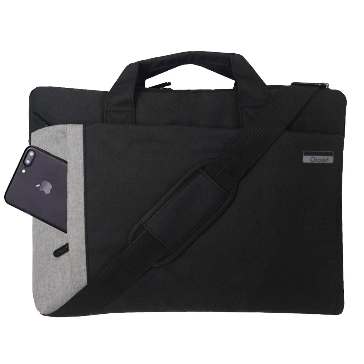 TYPIFY® Nylon Shock and Waterproof Laptop Messenger Bag Briefcase Carrying Case for 15.6 in Laptops & Notebooks with Shoulder Strap Unisex Bag (Black) (B084PCC7KB) Amazon Price History, Amazon Price Tracker