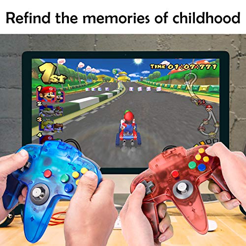 Miadore MI-Y-D002-134 + 135 2 Packs Usb Retro Controllers For N64 Gaming thumb #1