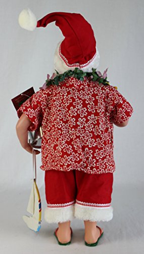 Windy Hill Collection 16" Inch Standing Tropical Santa Claus Christmas Figurine Figure Decoration 167150 #TOP3