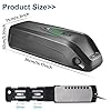 YLuBik Electric Bike 36V Battery. 36V 15AH Hailong Bicycle Battery Pack with Charger, Black Aluminum Case, Universal Ebike Battery 15AH for 200W 600W Etc (36V/15AH) #3