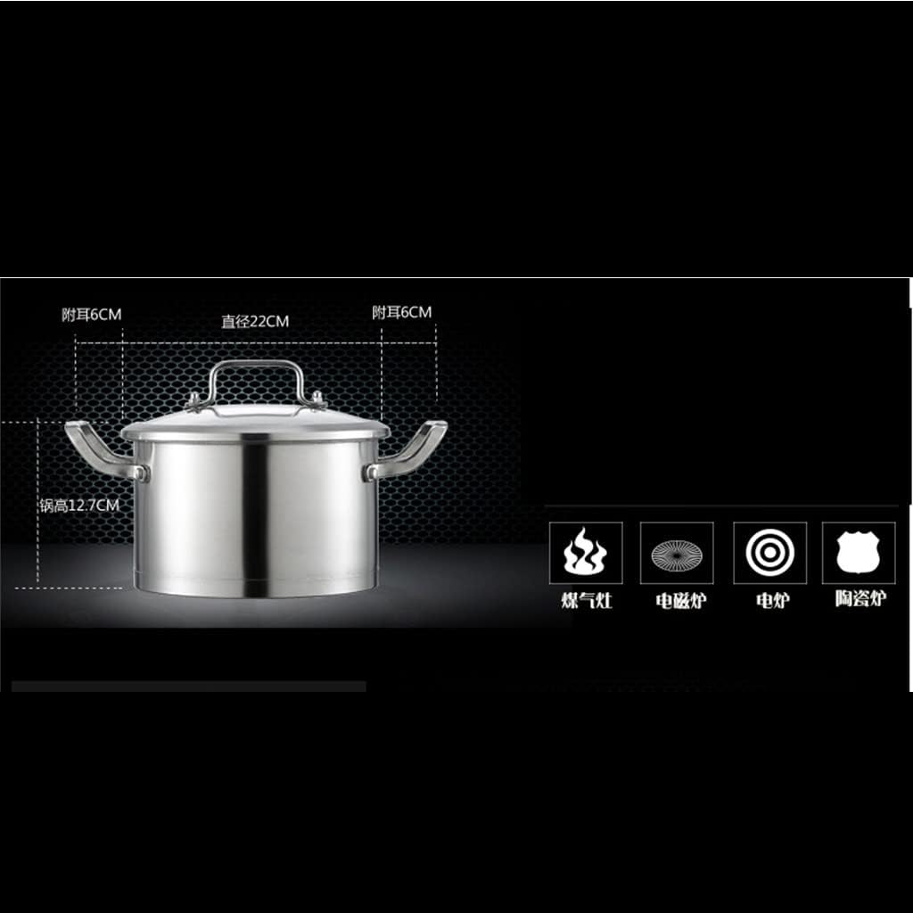 3 Cookware 6 Pieces Stainless Steel Cooking Casserole Set Pot Milk Pan Wok Home Kitchen