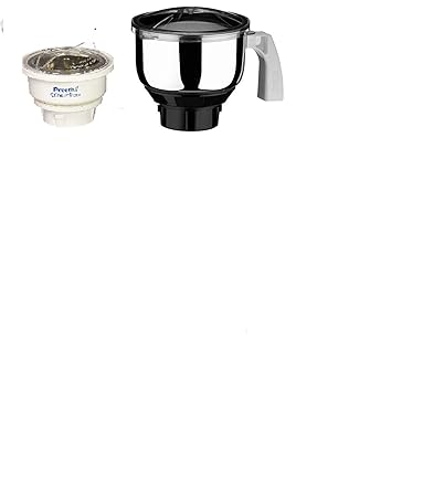 Preethi MGA-502 0.4-Litre Grind and Store Jar & MGA-509 1-Litre Jar