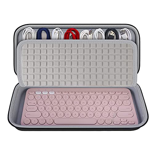 Hard Electronics Organizer, Universal Travel Cable Organizers, Large Electronic Accessories Storage Case Bag For Laptop Adapter, Cord, Charger, Plug, Hard Drive, Earphone, Usb Hub, Black #TOP7