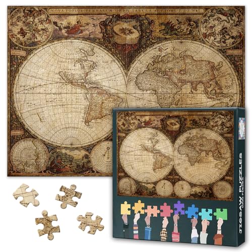 Puzzles for Adults 1000 Pieces, Pile of Different Postage Stamps from Around The World Jigsaw Puzzles, Adult Puzzle for Adults, Educational Fun Games or Toys for Elders Friends 20X27 INCH
