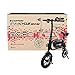 Swagtron 200W SWAGCYCLE Envy Steel Frame Folding Electric Bicycle e Bike w/Automatic Headlight – Reach 10 mph; 264 lbs Max Load -Black