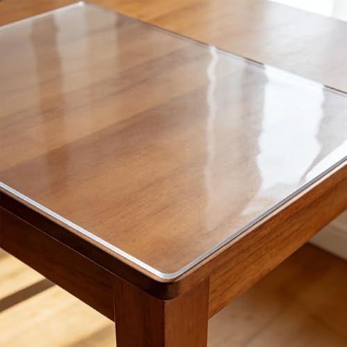 60 x 160 cm �e�[�u���N���X ���� �f�X�N�}�b�g �e�[�u���N���X PVC�� �N���A�e�[�u���}�b�g ����1.5mm �h�o �h�� �ϋv �ϔM �I�t�B�X �w�K�� �p�\�R�� ����p �f�X�N�p�b�h