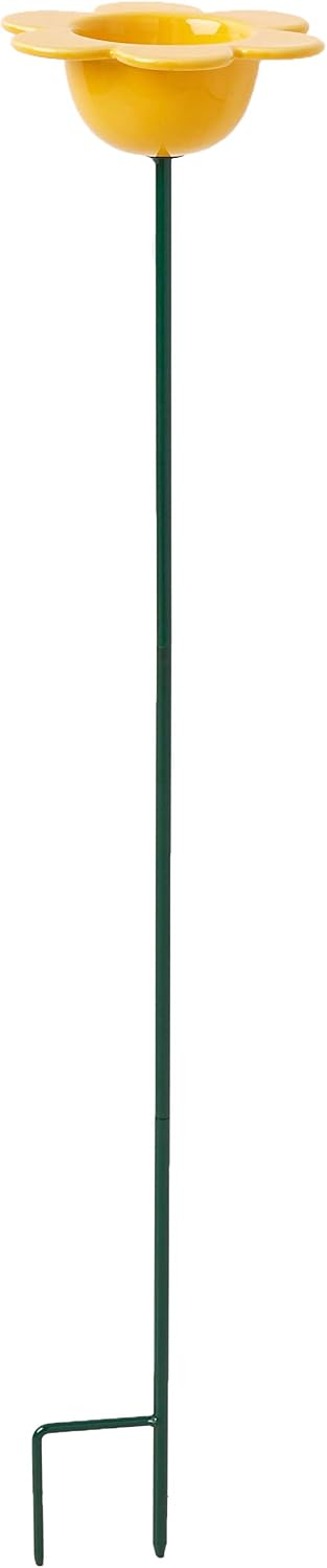 Wildlife World Ltd Ceramic Petal Feeder Yellow