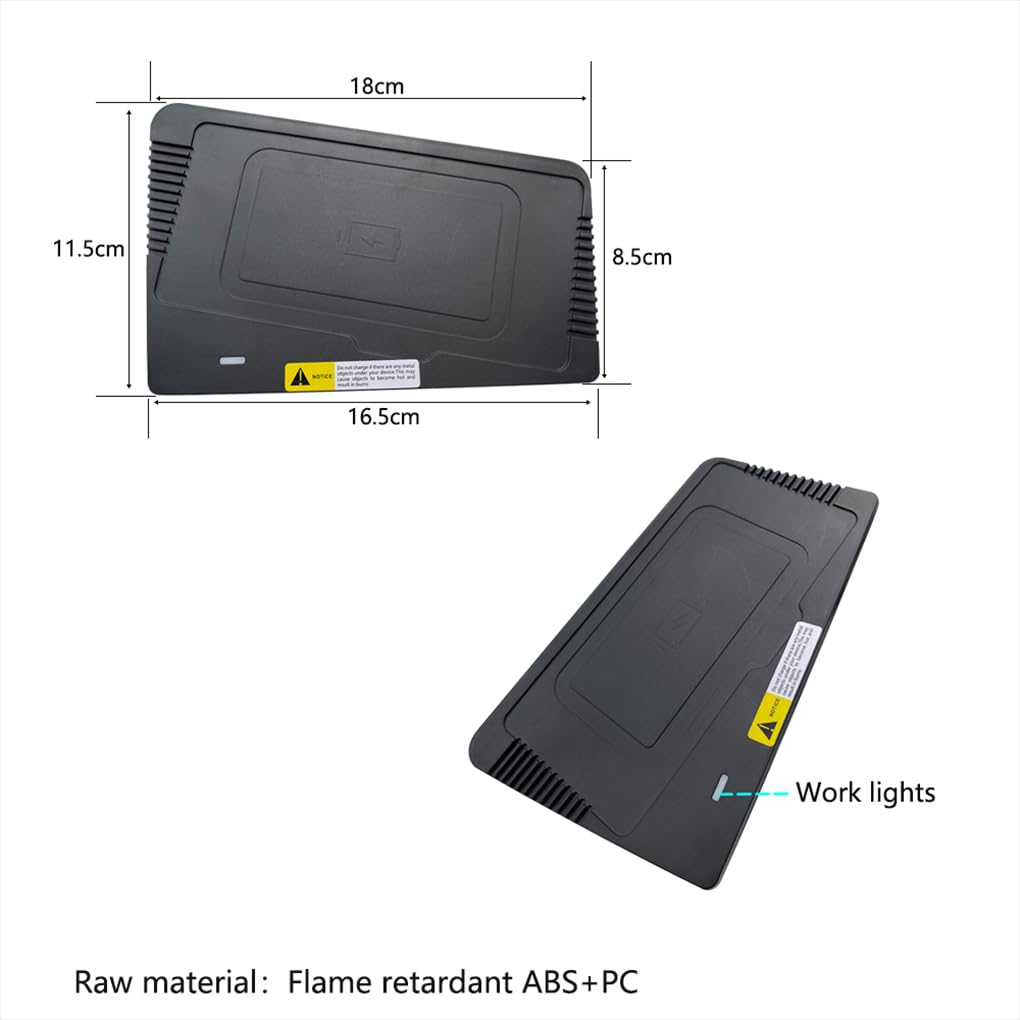 Cargador inalámbrico Duradero, Ajuste cómodo, Consola, 21-24 A3 S3 | smartphones A3 S3, carga inalámbrica, hecho para durar, cargador de coche para A3 S3