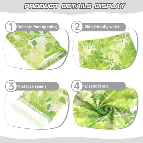 Watercolor Kids Girl's Athletic Leggings Soft High Waisted Pants Sports3