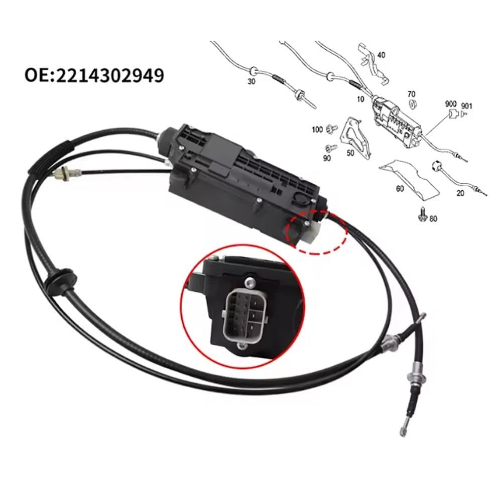 Para Benz W221 W216 CL550 Clase S Actuador de freno de mano