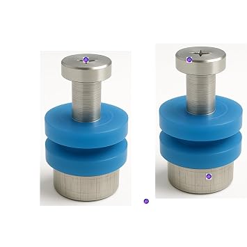 Cooker Safety valve Blue Ring (Pack of 2pcs) |3mm Gasket| Visual Pressure Indicator Deluxe Stainless Steel Pressure Cooker